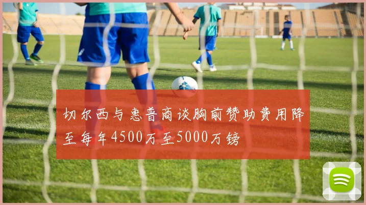 切尔西与惠普商谈胸前赞助费用降至每年4500万至5000万镑